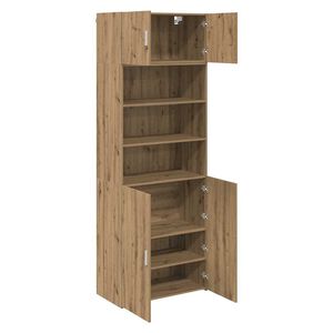 vidaXL Dulap de depozitare Stejar Artizanal 80 x 42,5 x 225 cm