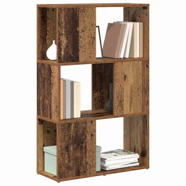 vidaXL Set comodă TV Pe perete Maro 60 x 24 x 94,5 cm Lemn compozit