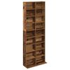 vidaXL Dulap pentru CD-uri Lemn vechi 65 x 23,5 x 175 cm