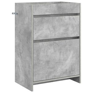 vidaXL Dulap sub chiuvetă pentru baie Gri Beton 56 x 37,5 x 81 cm