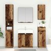 vidaXL Set de mobilier pentru baie 3 pcs Lemn vechi Lemn compozit