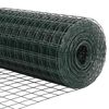 vidaXL Gard cu St&acirc;lp Verde 0,6 x 25 m Oțel și PVC