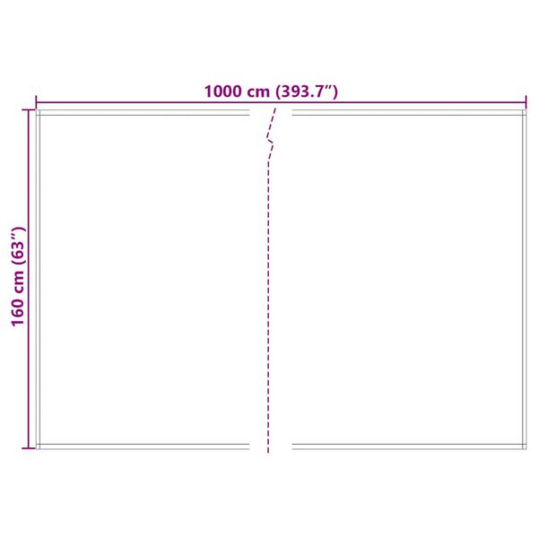 vidaXL &Icirc;nlocuire de copertină Galben și gri 1000 x 160 cm