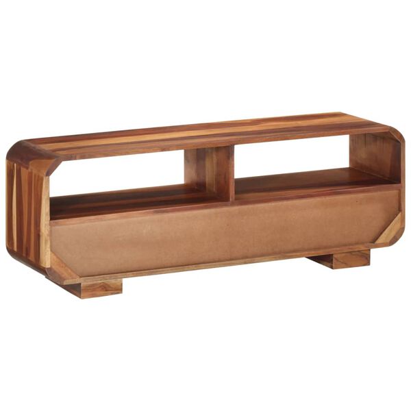 vidaXL Comodă TV, 110x30x40 cm, lemn masiv de acacia