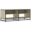vidaXL Dulap TV stejar sonoma, 120,5x40x46 cm, lemn prelucrat și metal