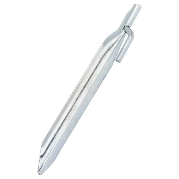 vidaXL Țăruși de cort 24 buc., formă V, 17 cm, Ø20 mm, oțel galvanizat