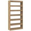 vidaXL Dulap pentru cărți 6 niveluri 100 x 30 x 198 cm Lemn compozit