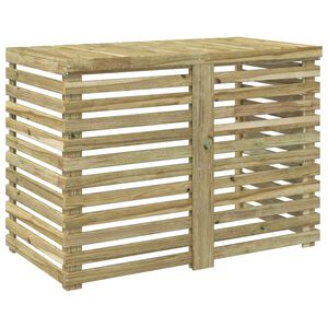 vidaXL Husă pentru aer condiționat 110 x 58 x 79 cm Lemn de pin tratat