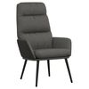 vidaXL Scaun de relaxare, gri &icirc;nchis, material textil