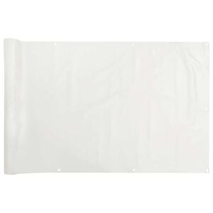vidaXL Paravan de balcon, alb, 600x120 cm, PVC