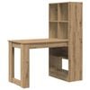 vidaXL Birou Stejar Artizanal Lemn prelucrat 122 x 67 x 145 cm