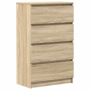 vidaXL Dulap, stejar sonoma, 60x35x98,5 cm, lemn prelucrat