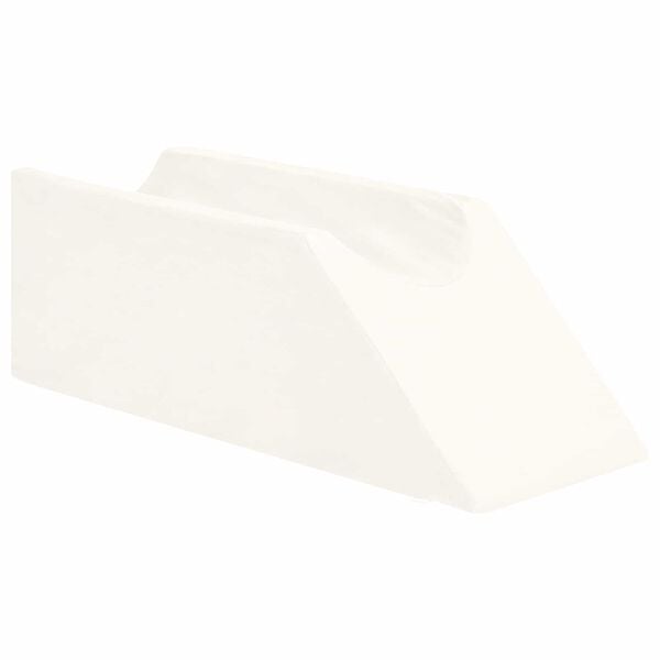 vidaXL Pillow pentru Picioare Simplu Alb 68 x 25 x 21,5 cm Spumă PU