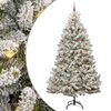 vidaXL Brad de Crăciun artificial 300 cm 300 LED-uri Alb cald