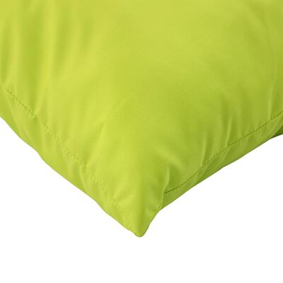 vidaXL Perne pentru canapea din paleți, 2 buc., verde aprins, textil