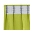 vidaXL Perdele Opaque cu Inel 2 pcs Verde 245 x 140 cm Poliester