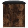 vidaXL Bancă de depozitare, stejar fumuriu, 102x42x45cm lemn prelucrat