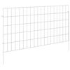 vidaXL Gard de grădină cu țevi de sprijin 12 pcs 95 x 50 cm Mesh