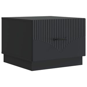 vidaXL Masă de cafea Negru 49 x 50 x 37 cm Lemn prelucrat