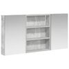 vidaXL Set dulap baie 3 buc. 100 x 10,5 x 50 cm Lemn prelucrat