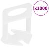 vidaXL Cleme de nivelare a plăcilor 1000 buc 2 mm