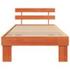 vidaXL Cadru de pat Maroniu cerat 100 x 200 cm Lemn de pin masiv