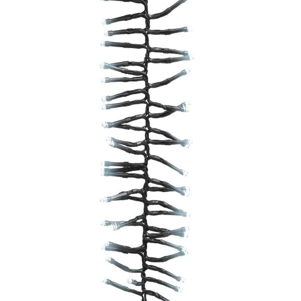 vidaXL Instalație cluster cu 3000 LED-uri, alb rece, 23 m, PVC