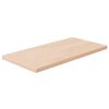 vidaXL Poliță, 40x20x1,5 cm, lemn masiv de stejar netratat