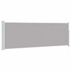 vidaXL Copertină laterală retractabilă de terasă, gri, 100 x 300 cm