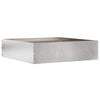 vidaXL Margine pentru gazon 50 x 50 x 13 cm Oţel inoxidabil Argintiu