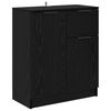 vidaXL Bufet Stejar Negru 60 x 30 x 70 cm Lemn prelucrat