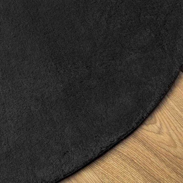 vidaXL Covor HUARTE Negru 170 x 120 cm 100% Polyester
