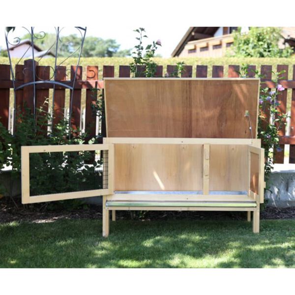 Kerbl Cușcă pentru rozătoare Fred, lemn, maro, 82816