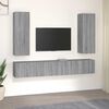 vidaXL Set dulapuri TV, 5 piese, gri sonoma, lemn prelucrat