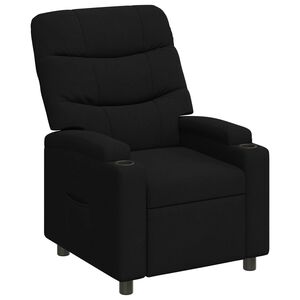 vidaXL Fotoliu recliner Negru 75 x 93 x 102 cm Țesătură