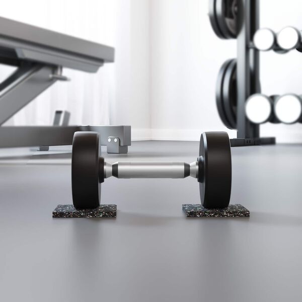 vidaXL Rolex din cauciuc Negru Cauciuc