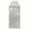 vidaXL Rafturi de perete cub, 6 buc., gri beton, 100x15x30 cm, PAL