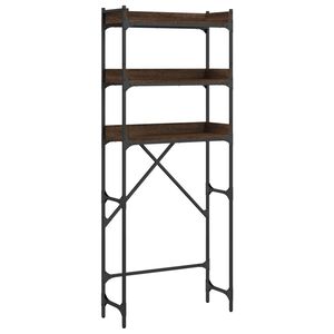 vidaXL Dulap mașină de spălat, stejar maro, 67x25x163cm lemn prelucrat