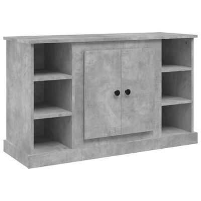 vidaXL Servantă, gri beton, 100x35,5x60 cm, lemn prelucrat