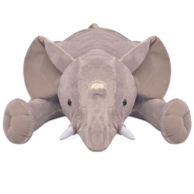 vidaXL Elefant de pluș de jucărie XXL, 95 cm