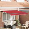 vidaXL Cortina Retractabilă Roșu 300 x 250 cm Aluminiu și țesătură