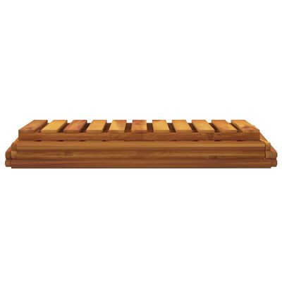 vidaXL Raft pliabil cu 3 niveluri, maro, 70x31x63 cm lemn masiv acacia