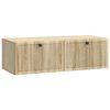 vidaXL Oglindă TV montată pe perete Stejar Sonoma 98 x 41 x 30 cm