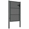 vidaXL Poartă de grădină antracit 100x125 cm oțel