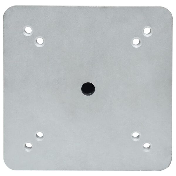 vidaXL Suport umbrelă &icirc;n păm&acirc;nt cu tijă, 16x16x52 cm, oțel