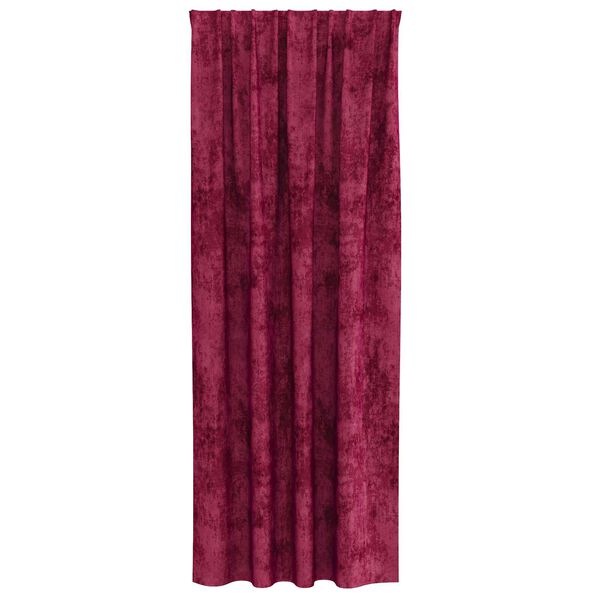 vidaXL Cortine din catifea cu perdele 2 pcs bordo 245 x 140 cm Catifea