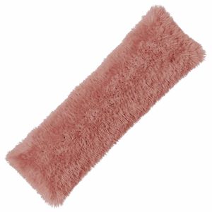 vidaXL Husă pentru pernă HEERLEN Roz 40 x 145 cm Fleece PV