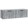 vidaXL Oglindă TV montată pe perete Sonoma gri 98 x 31 x 30 cm