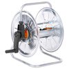vidaXL Tambur de perete pentru furtun de 50 m 1/2", oțel