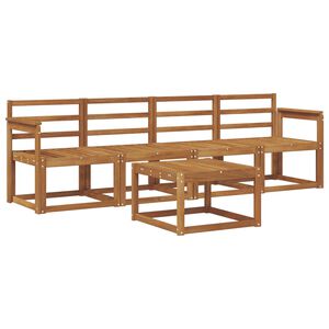 vidaXL Set de canapele de exterior 5 pcs natural